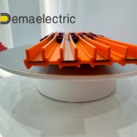 DEMAELECTRIC Rail de distribution électrique à 5 pôles 170A de haute qualité avec conducteur sans soudure – Excellent rapport qualité-prix – Certifié ISO/CE