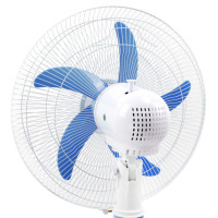 Ventilateur de table portable de 16 pouces rechargeable à l'énergie solaire, exporté en Asie du Sud-Est, avec panneaux solaires et lumières LED