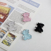 Pendentif ours en alliage diy Bracelet perlé fait à la main Collier Matériel Accessoires Porte-clés