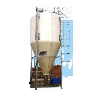 Silo de acero para granja de aves de corral, silo usado para granja de pollos y cerdo, gran oferta