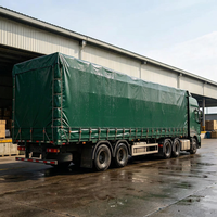 Rouleau de tissu en bâche PP imperméable, haute résistance, écologique, léger, anti-UV pour les couvertures de camions, les couvertures de marchandises