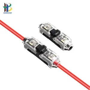 Low Voltage 1 Pin 1 Way Universal Compact Wire I Tap Terminals No Wire-Stripping Required Wiring Connector for AWG 20-24