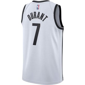 Brooklyn Nets <span class=keywords><strong>Kevin</strong></span> <span class=keywords><strong>Durant</strong></span> Blanco # 7 Youth Swingman Jersey con cuello en V, transpirable, unisex, para niños - Product Image 3