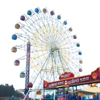 Grande Roue de Feris personnalisée de 30m, 42m, 50m pour Parc d'Attractions, en Vente, de Fabricant Chinois Fiable