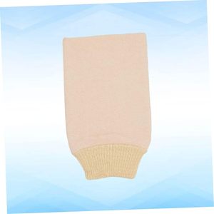 New Fashion Exfoliating Double Textured Shower Gloves Spa Massage Body Scrub <b>Loofah</b> Gloves - Product Image 4