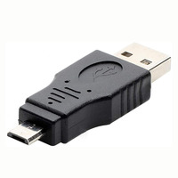 Adaptador de conector de datos USB 2,0 macho a Micro USB B macho M/M