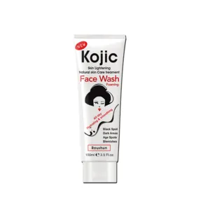 Roushun Kojic Face Wash Foam Facial Cleanser Skin Lightening skin Moisturizing Firming oil control Reducce Black Spot