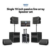 Sistema de Sonido Line Array Metálico Portátil y Almacenable de 10 Pulgadas, el Más Vendido, para Uso en Escenarios Interiores y Exteriores