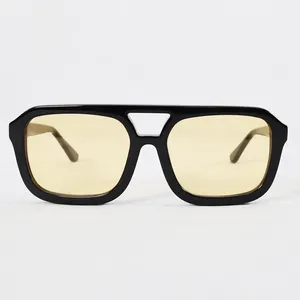 2022 винтажные овальные очки из итальянского ацетата, поляризованные солнцезащитные очки из ацетата для женщин
