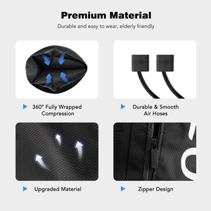 Masajeador OEM Portátil de 6 Cámaras para Recuperación por Compresión de Pie y Pierna, Bota de Compresión de Aire de 12V para Caderas y Piernas - Product Image 5