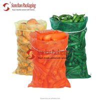 25kg 30kg 45x75cm 50x80cm PP Leno Mesh Netzakken voor landbouw, fruitverpakkingen voor aardappelen, uien, knoflook