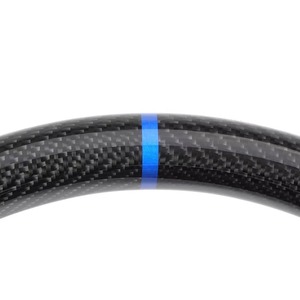 Volant de direction en fibre de carbone semi-perforé pour Volkswagen <span class=keywords><strong>Golf</strong></span> 5, 6, 7, <span class=keywords><strong>6R</strong></span>, 7R, R, MK5, MK6, MK7, MK7.5, Gti - Product Image 2