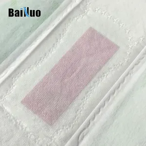 Servilleta sanitaria femenina Etiqueta privada Almohadillas sanitarias <span class=keywords><strong>Biodegradable</strong></span> Ecológico Bambú Algodón PE Bolsa Desechable Ultra delgada 245mm - Product Image 4