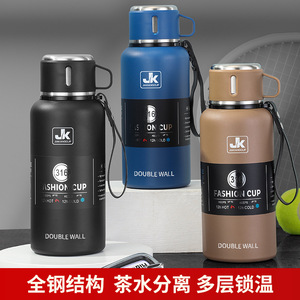 Jk 316 Stainless Steel <b>Thermos</b> Flask Double Wall 24H Insulated For Outdoor Camping Travel Sports Water <b>Bottle</b> - Product Image 4