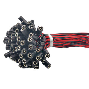 Kabel Daya Colokan Betina 12V DC 5.5 X 2.1 mm ke Kabel Tanpa Isolasi untuk Lampu LED CCTV - Product Image 1
