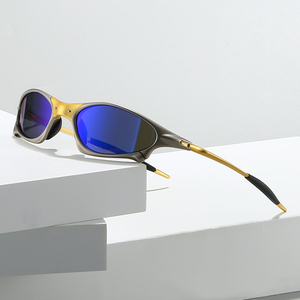 Ultimo marchio di lusso Vintage avvolgente UV400 occhiali da sole comodi per gli uomini sport all'aria aperta ciclismo in esecuzione futuro per Giulietta - Product Image 2