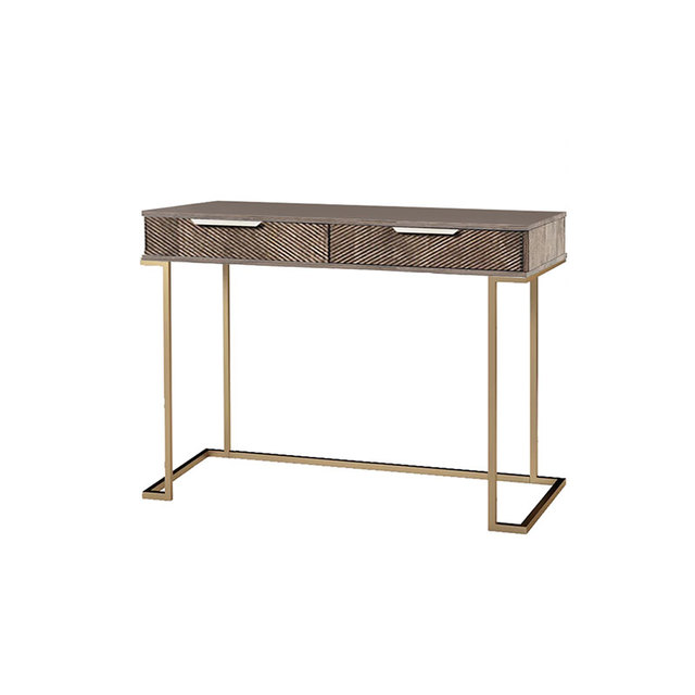 Wholesale Custom Design Country Style Modern Simple Living Room Wood and Iron Console Table Modern Luxury