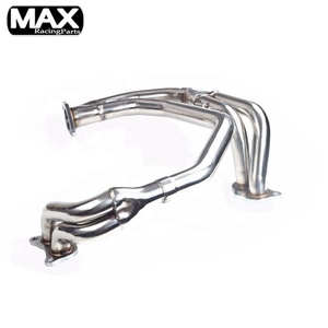 Für 1997-2005 Subaru Impreza <span class=keywords><strong>2</strong></span>.5L Nicht-Turbo Motor Schall dämpfer Turbo Edelstahl Auspuff Endrohr Fallrohr Kit für Autoteile - Product Image 4