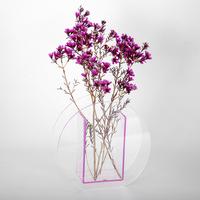 Vase à fleurs personnalisé en acrylique et plexiglas, nouveau produit, décoration de maison, moderne et transparent