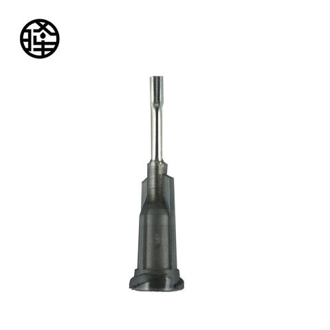Plastic-Steel Flat-Tip Low-Residue Dispensing Needle for Electronic Component Encapsulation
