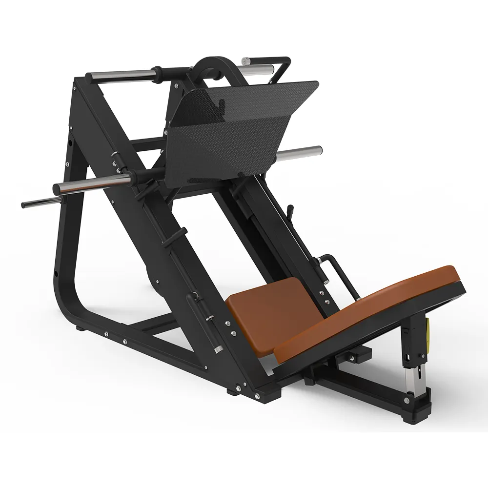 जिम व्यायाम फिटनेस उपकरण मशीन पावर स्ट्रेंथ ट्रेनर45 डिग्री लेग प्रेस/हैक स्लाइड के लिए बॉडीबिल्डिंग व्यावसायिक उपयोग
