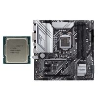 Compatible avec les cartes mères ASUS/GIGABYTE/MSI Z590, kit CPU de bureau Intel I9/I7/I5 10e/11e génération LGA1200, ordinateur de jeu SATA DDR4 128 Go