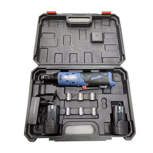 Clé à cliquet électrique sans fil industrielle 21V 3/8\" avec 2 batteries lithium-ion, 6 douilles, chargeur, couple maximal de 360 Nm - Product Image 5