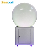 Sistema de Pantalla Táctil Esférica Interactiva Seeball 80/100/120cm Configuración Estándar, Ángulo de Visión de 360 Grados, 5500-8000 Lúmenes