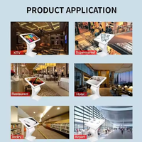 Bornes Tactiles Android 32 Pouces, Bornes Publicitaires Interactives d'Information avec Écran Tactile, Nouveaux Kiosques Interactifs de Fournisseur Chinois