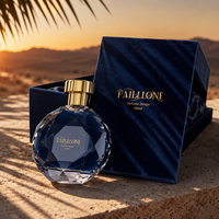 Vente en gros de flacons de parfum en verre vides 30ml 50ml 100ml, capacité personnalisée