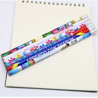 Crayon Cadeau Personnalisé en Bois pour la Rentrée Scolaire, Vente en Gros, Prix Abordable, Mine HB 2B 2H de 7 Pouces, Forme Hexagonale, Ronde ou Triangle, avec Gomme
