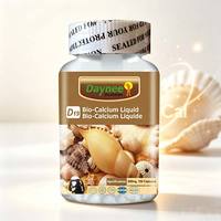 Wins Town OEM Bio Calcium Liquide en Capsules Molles avec Vitamine D3 Complément Alimentaire Naturel au Calcium