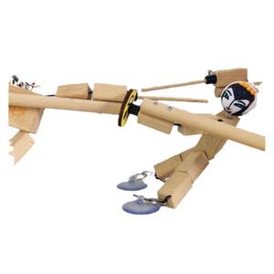 Amusant Ballon Bambou Homme Bataille À La Main En Bois Escrime Marionnettes <span class=keywords><strong>Bots</strong></span> Bataille Jeu Whack Un Ballon Pour La Fête Décoration De La Maison - Product Image 6