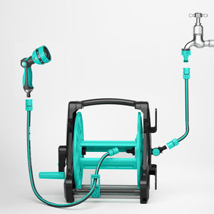 <span class=keywords><strong>Chariot</strong></span> de rangement robuste pour <span class=keywords><strong>tuyau</strong></span> d'<span class=keywords><strong>arrosage</strong></span> rétractable de qualité commerciale avec support de stockage, <span class=keywords><strong>chariot</strong></span> de nettoyage intensif, norme CNS - Product Image 3