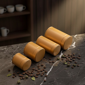 RTS Small Round Food Grade Tinplate <strong>Chocolate</strong> and Candy Airtight Screw Cap Sealed <strong>Tin</strong> Box with Custom Printing - Product Image 4