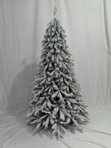 Árbol <span class=keywords><strong>de</strong></span> Navidad Artificial Blanco con Nieve Artificial, Ramas Densas Realistas, Decoración para Bodas, Eventos, Hogar y Festividades, Fabricante OEM - Product Image 3