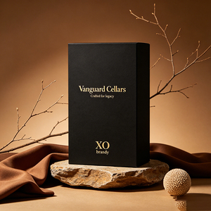 Boîte d'emballage personnalisée haute résistance, boîte de collection robuste pour bouteille de Cognac XO et pack d'approvisionnement de spiritueux - Product Image 3
