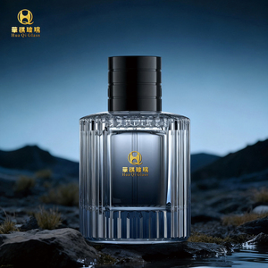 Chai xịt nước hoa thủy tinh vuông trong suốt sang trọng 30ml <span class=keywords><strong>50ml</strong></span> 100ml, chai đựng nước hoa thủy tinh mờ kèm hộp - Product Image 2