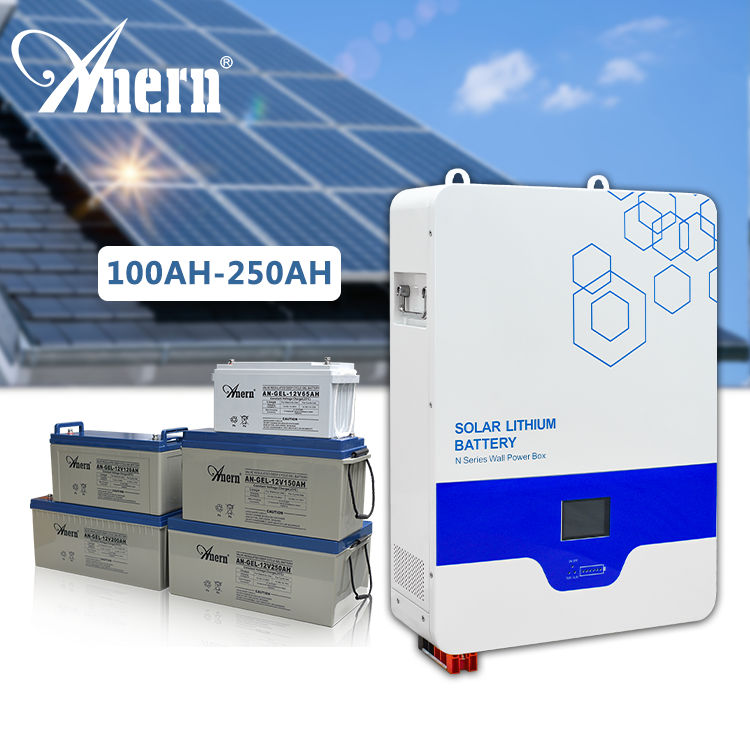 Anern 50ah солнечная батарея 100ah 150ah 200ah солнечная батарея