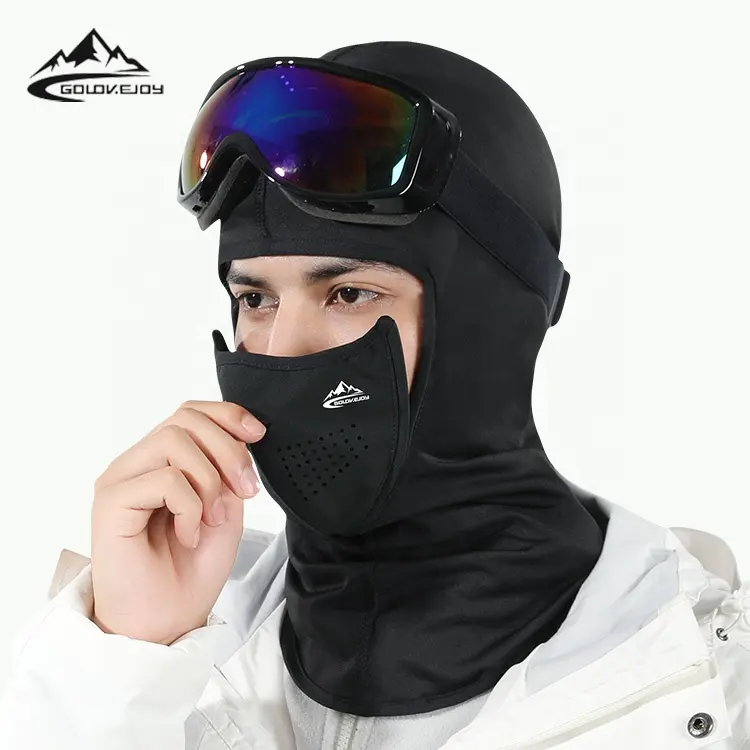GOLOVEJOY DTJ32 Outdoor Sports Full Face Warm Hats Winter Windproof Custom Magnet Face Protection Balaclava Ski Mask