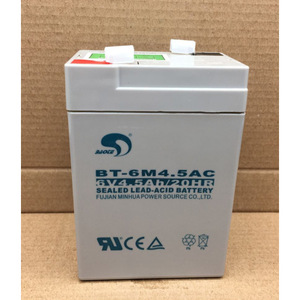 แบตเตอรี่ตะกั่วกรดปิดผนึก Fujian Minhua Power Source BT-6M4.5AC 6V 4.5Ah สำหรับของเล่นและรถเด็ก - Product Image 1