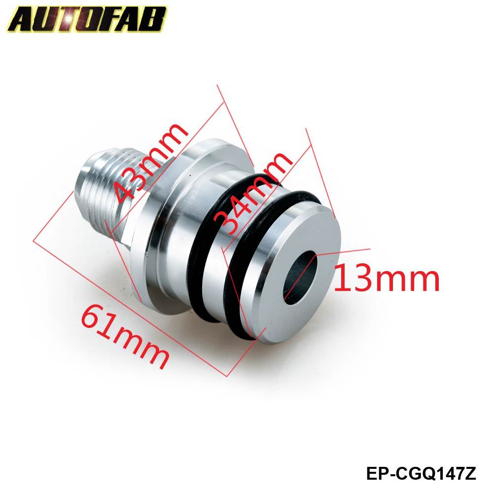 AUTOFAB-bloque de aluminio Billet adaptador de enchufe descanso adecuado para 10AN para Honda Integra B16/B18 motores EP-CGQ147Z