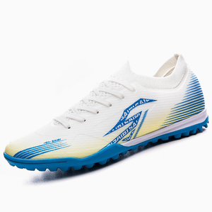 Chaussures de football TF noires, blanches, roses, bleues et orange, résistantes, pour terrains synthétiques, pour écoles et clubs amateurs, vente en gros directe du fabricant - Product Image 3