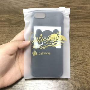 Mini Size Transparent Biodegradable Recycle Plastic Frosted Bags With Zipper <b>PVC</b> for Cosmetic <b>Clothes</b> Hair Packaging Zip Bag - Product Image 4