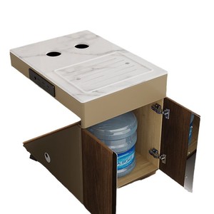 Nuovo Stile Tavolino da Caffè in Pietra Microcristallina con Struttura in Legno, Minimalismo Italiano di Lusso per Piccoli Appartamenti, Soggiorno e Casa - Product Image 5