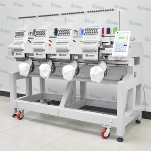 Machine à broder industrielle informatisée à 4 <span class=keywords><strong>t</strong></span>êtes, 12-15 aiguilles, usage domestique, nouveau noyau de roulement automatique pour casquette plate, <span class=keywords><strong>t</strong></span>-shirt - Product Image 3