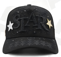 Casquette de baseball Dandi Hats X Aleman Hats 77 de haute qualité à 5 panneaux en daim avec broderie 3D personnalisée et doublure en satin