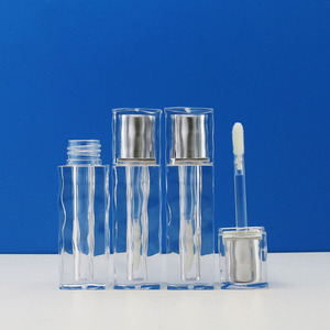 Venta al por mayor todo claro transparente plata brillo de labios tubos contenedores lindo brillo de labios embalaje <span class=keywords><strong>corrector</strong></span> líquido lápiz labial tubo - Product Image 1