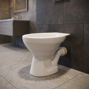 WC monobloc en céramique marron chocolat de luxe, à chasse d'eau double siphonique, de style européen occidental (EWC) - Product Image 4