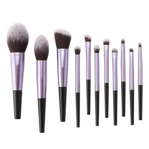New Arrival Makeup Brush 11pcs Fiber Hair Makeup Brush Set Customized Wholesale Cross-border Hot Sale